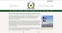 Desktop Screenshot of elpasobar.com